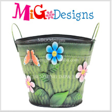 Forma de bolsa Metal Decoração Planter Moda Elegante